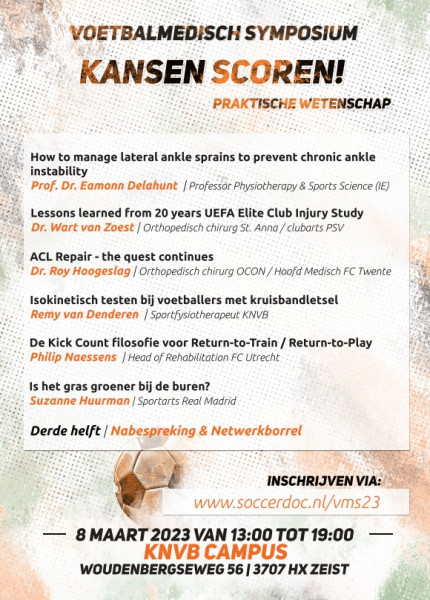 Voetbalmedisch Symposium maart 2023